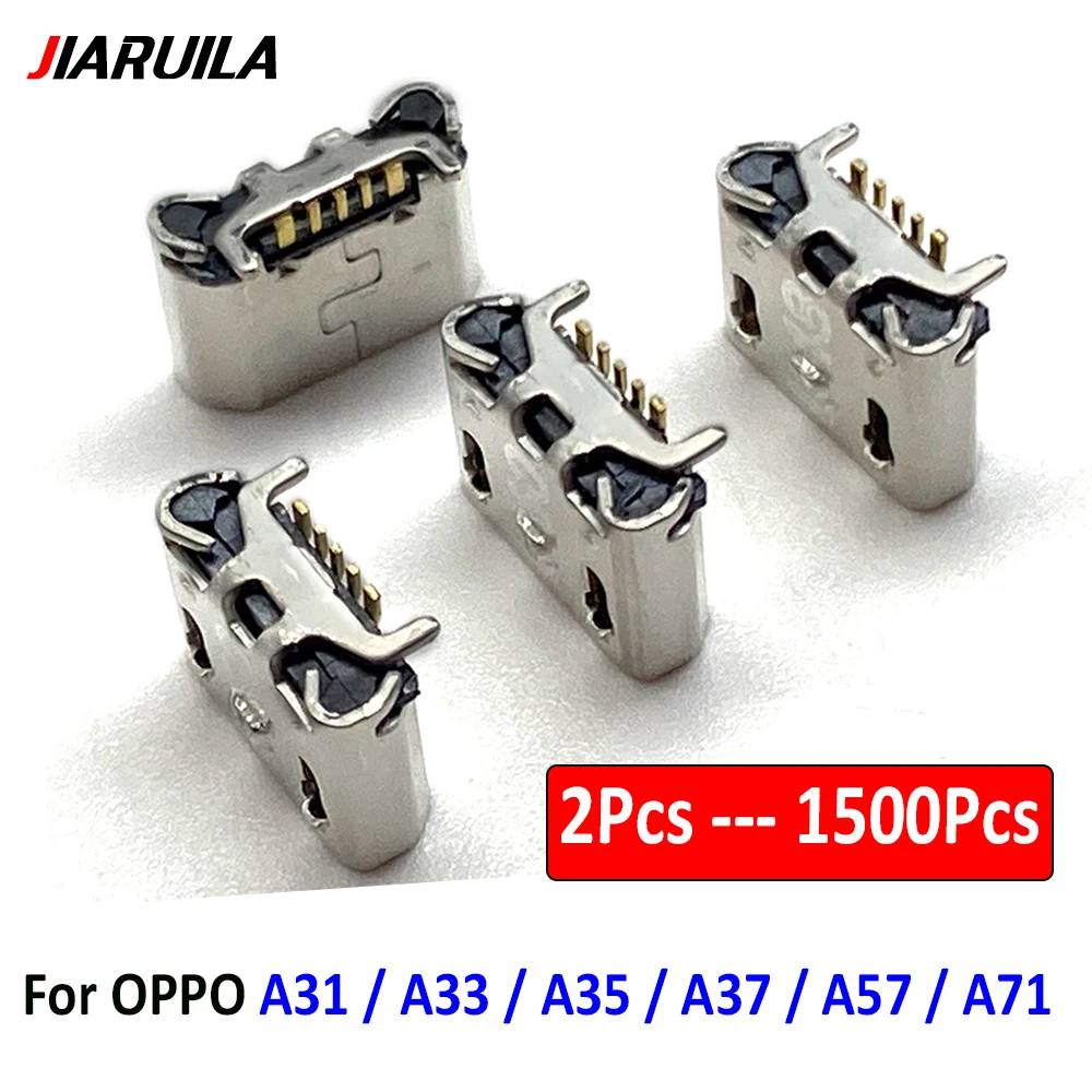 

2 шт. - 1500 шт., для OPPO A31 A33 A35 A37 A57 A71 Разъем Micro USB для зарядки Разъем для зарядки Порт зарядного устройства Разъем для док-станции