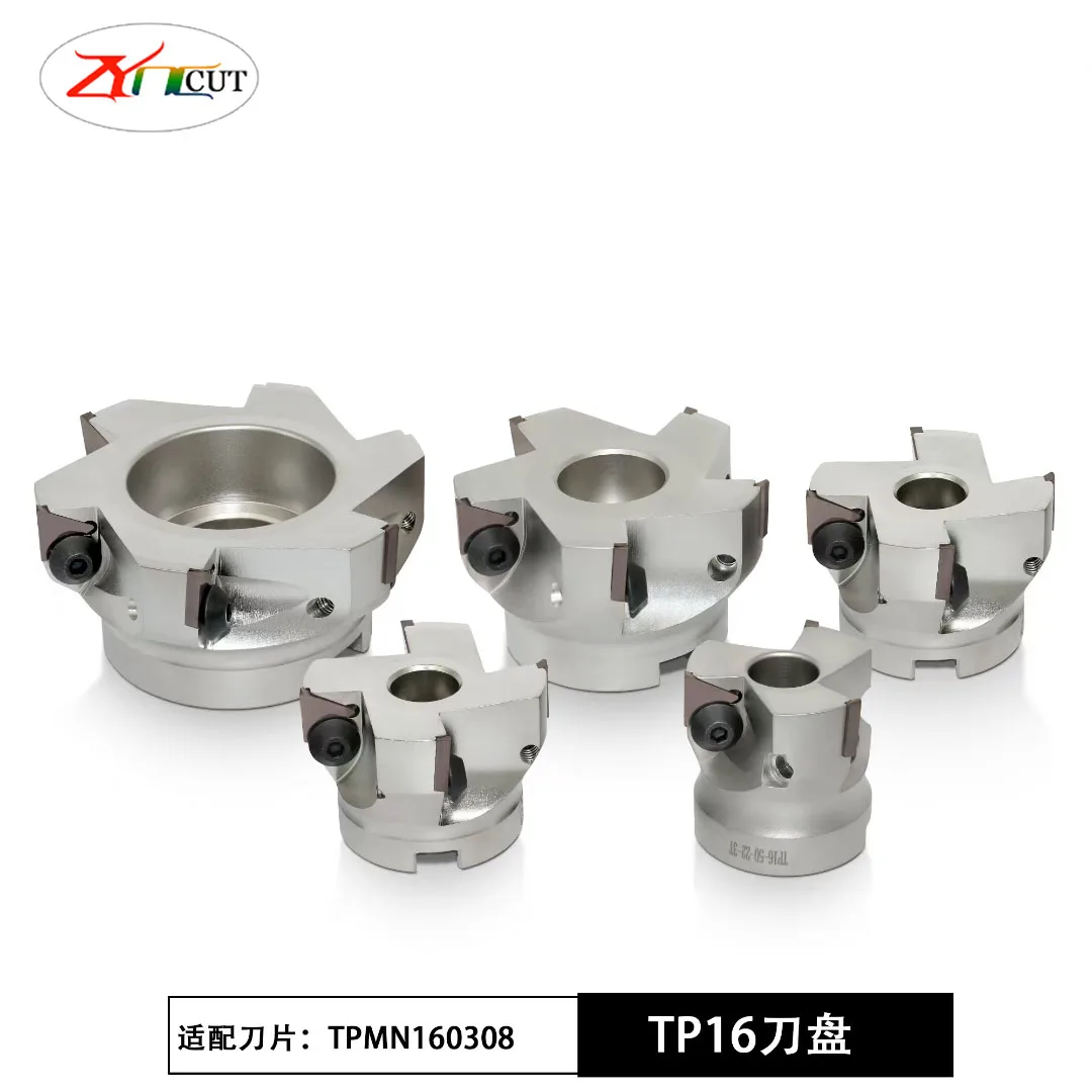 

TP22-50/63/80/125/160/200 мм 90-градусная плоскостная фрезерная пластина для TPMN2204 с ЧПУ, финишная режущая головка для станков