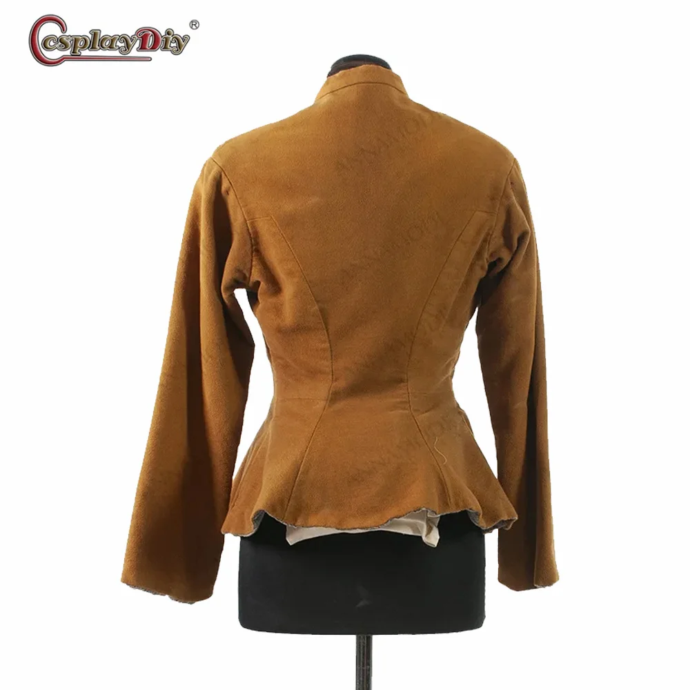 

Medieval Retro Jacket Regency Spencer Orange Daily Jacket Tudor Vintage Overcoat Elizabethan Coat