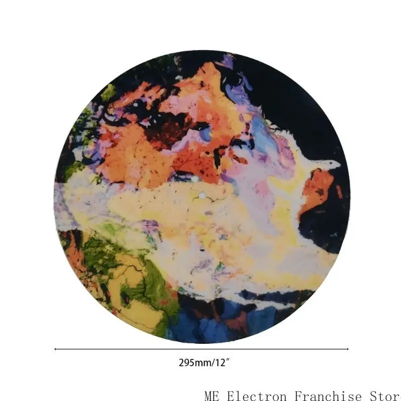 T5EA 295mm Felt Turntable Platter Mat Player for LP Slip Mat Audiophile 295mm Diamete