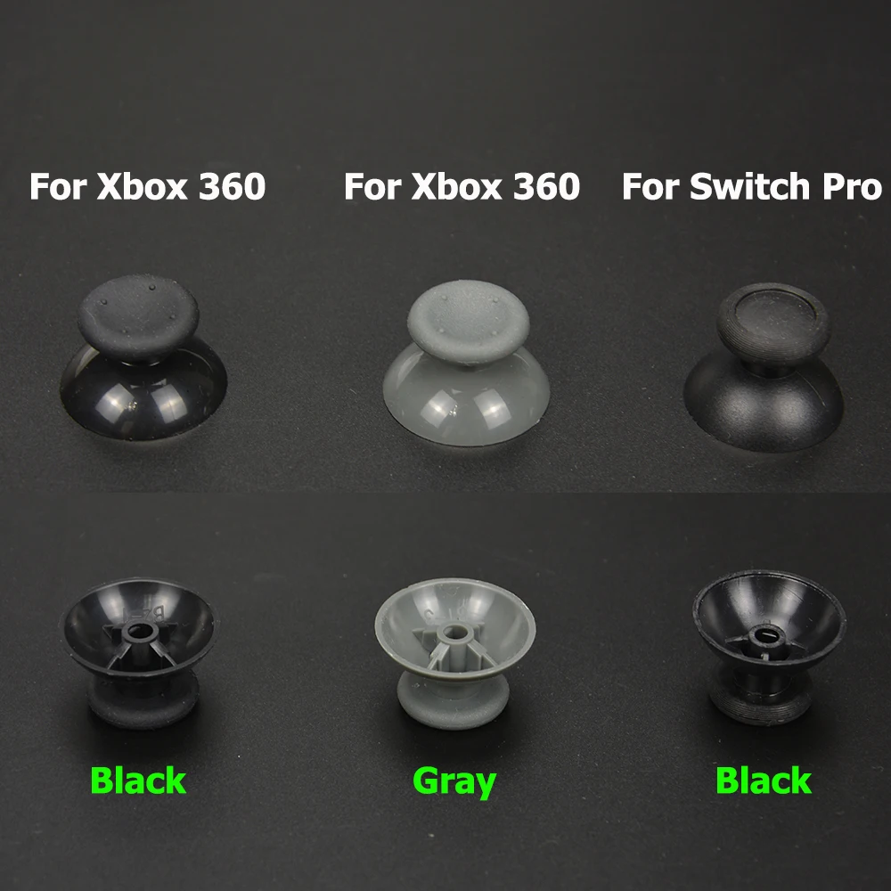 GSF 2-10pcs For PS5 PS4 Controller Thumbstick Cap Analog Joystick Thumb Stick Grip Cover For Xbox One Series X S 360 Switch Pro