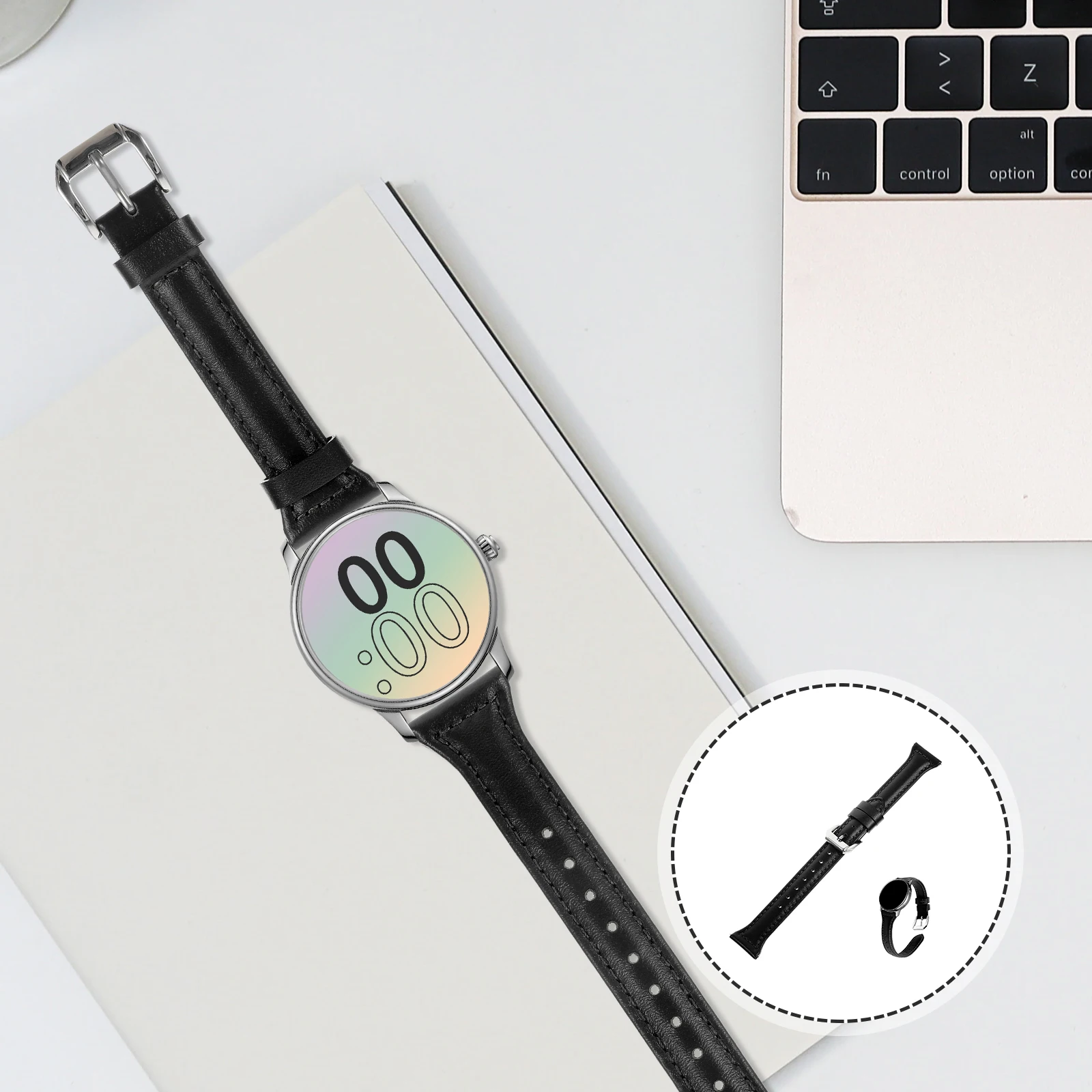 

Watch B Stainless Steel Replacement Straps Breathable Comfortable Watchb s for Daily Use Smart Watch Parts