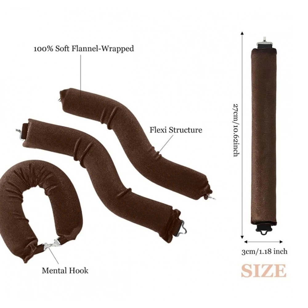 بكرو الشعر بدون حرارة الشباك قضيب عقال لا بكرات شعر الحرارة تجعيد الشعر كسول مع هوك النوم لينة فليكسي قضيب أدوات تصفيف الشعر #6