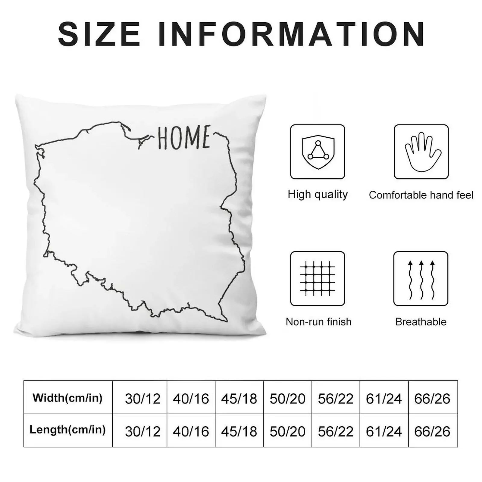 Poland Home Polska Throw Pillow Cushions For Sofa christmas decorations for home 2025 Cusions Cover covers for pillows pillow