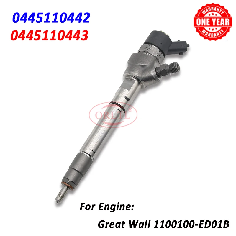 

ORLTL NEW Injector 0445110442 Diesel Fuel Nozzle 0445110443 OEM 1100100-ED01B For Great Wall