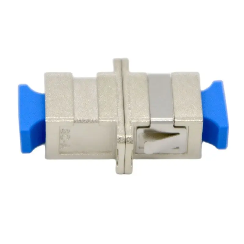 Conector de fibra óptica, 10pcs, sc flange acoplador, modo único, multimodo, geral, atacado, frete grátis para a rússia