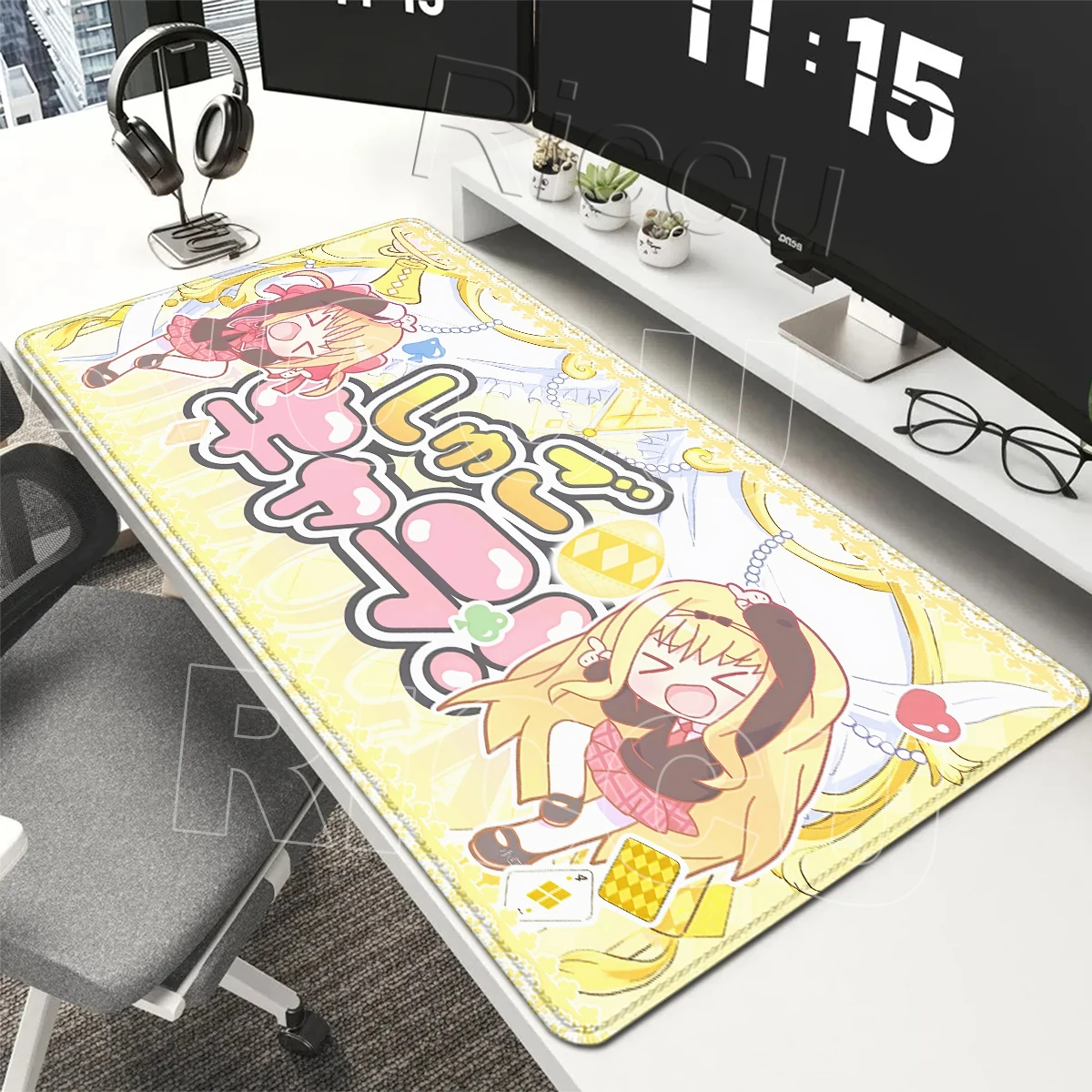 Anime S-Shugo Chara Mouse Pads Gamer Setup Decoration Mat Office Pc Accessories Desk Pad Pretty tapis de souris xxl Locking Edge