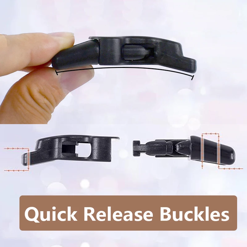 

5/10Pcs Dog Collar Repair Accessories 15/20/25/32mm Bags Webbing Strap Quick Release Buckle Carabiner Clips Belt Closures Hook