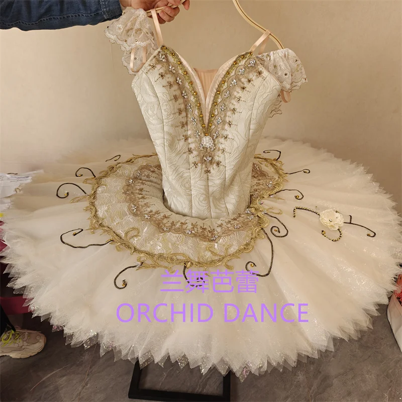 BT01708 Tamanho personalizado profissional cor personalizada crianças meninas mulheres adultos trajes tutu de balé amarelo