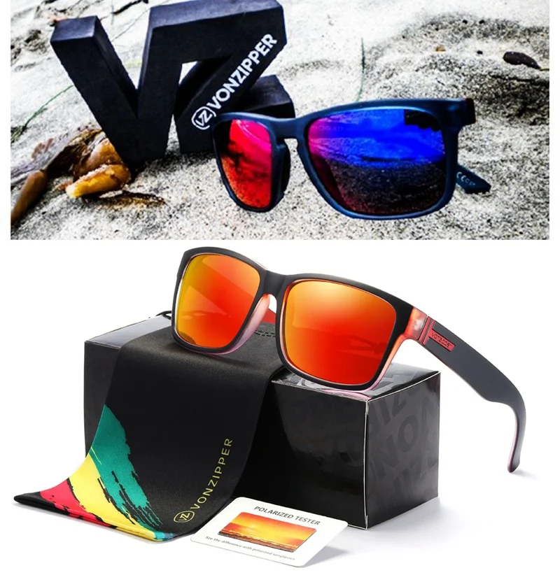 

Солнцезащитные очки VonZipper Elmore VZ G200 с поляризацией и защитой от ультрафиолета, модные очки для вождения, рыбалки и серфинга