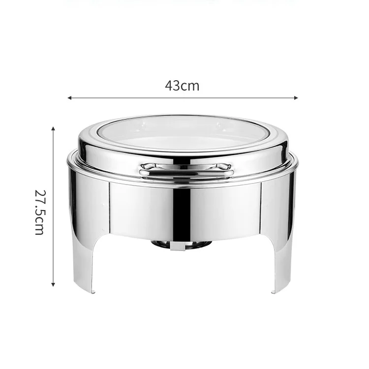 

Commercial Round And Rectangle Chafing Dish Electric Heater Buffet Stove Stainless Steel Food Warmer Set Chafing Dish