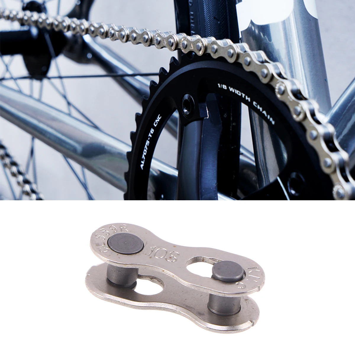 

Chain Joint Buckle Link for Mountain Bike Chain Joint Bike 9 Speed Chains Adapter Durable Smooth