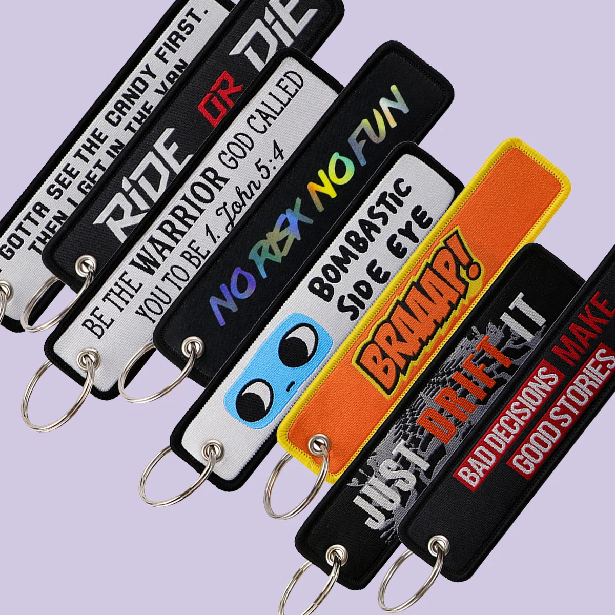 No Risk No Fun Embroidery Keyc - Car Accessories Quotation review and price