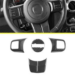 Car Steering Wheel Decoration Trim Cover Kits for Jeep Grand Cherokee 2011 2012 2013/ Compass Patriot JK Wrangler 2011-2016
