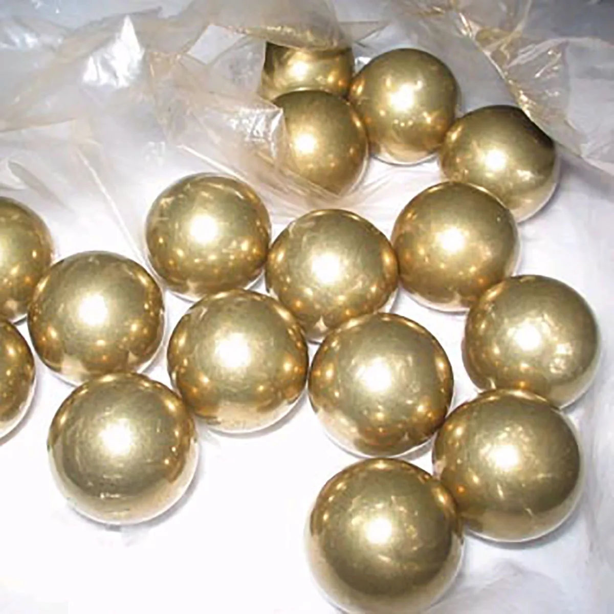 1/5/10Pcs High Precision Brass Balls 12.7/15/15.875/16/20mm Pure Brass Solid Bearings Roller Beads