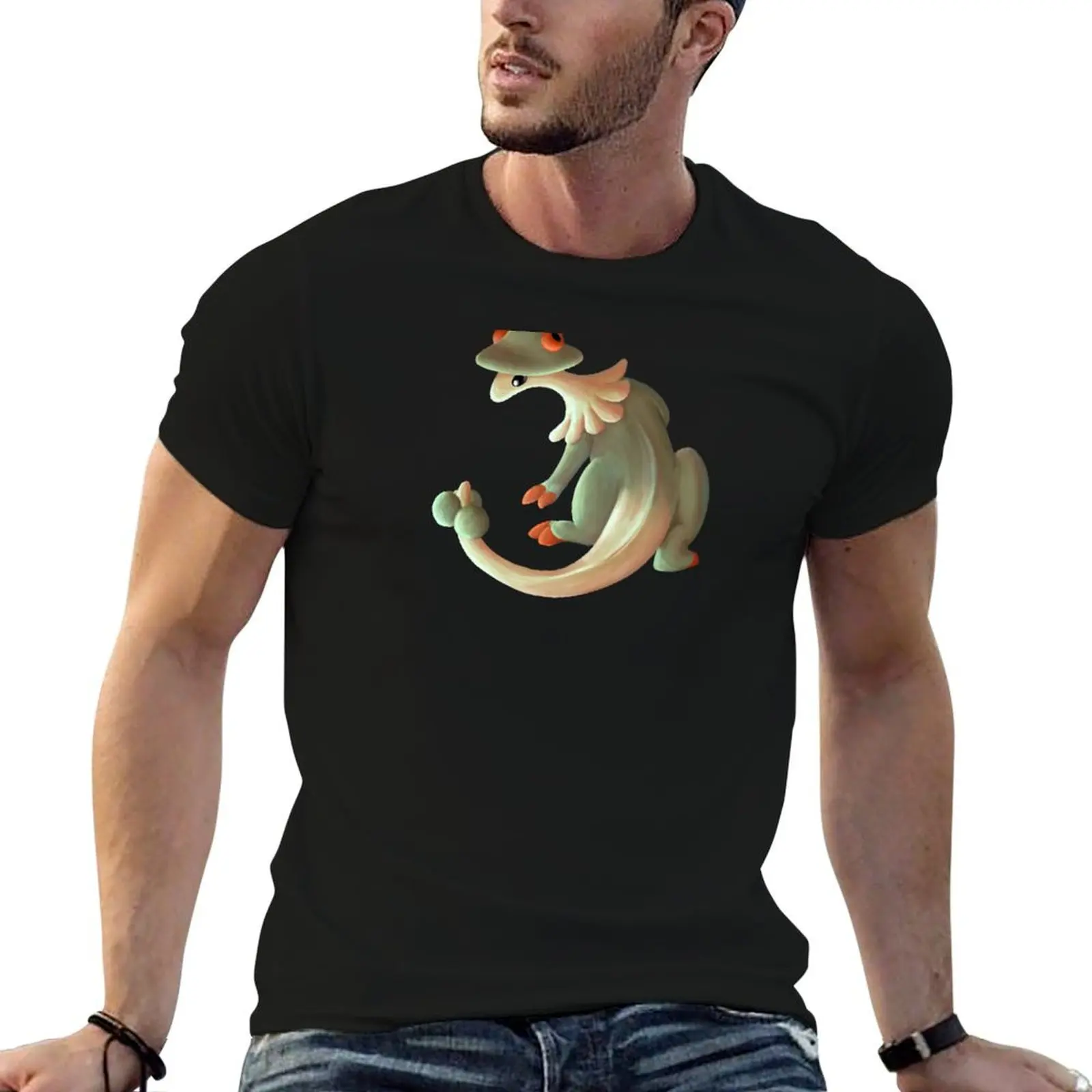 Camiseta Dramatic Breloom, camisetas para hombre, camiseta gráfica divertida, camisetas gráficas de algodón para hombre, camiseta