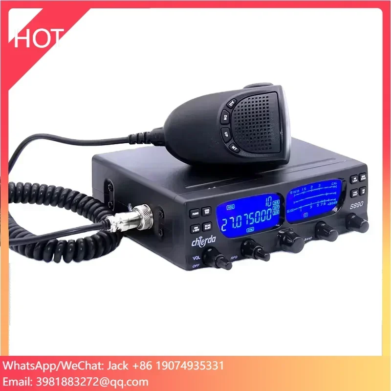 

40W 24.5 To 30.105MHz Short Wave Transceiver New Arrival S890 CB Mobile SSB AM FM 27mhz Radio Long Range Walkie Talkies