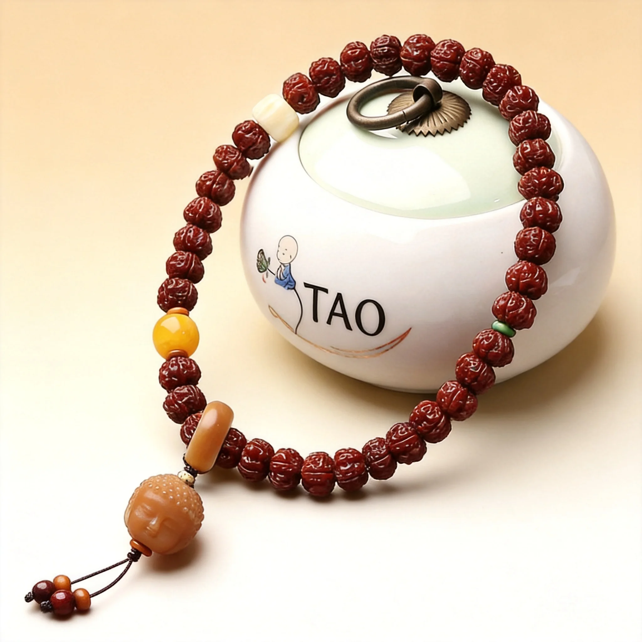 Tibetan Style Small Seed Rudraksha Bracelet 2026 For Buddhist Prayer Meditation Machine Brushed Patina Full Flesh Low Stump Flyi