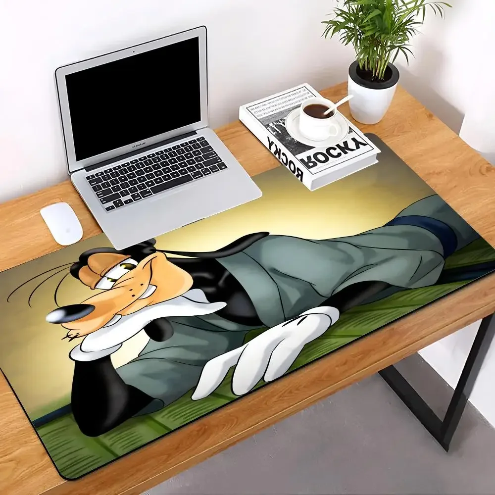 

Disney Goofy MINISO Mouse Pad E-sports players Desk Mat With Pad Gaming Accessories Prime Gaming Keyboard Pad XXL 90x40cm