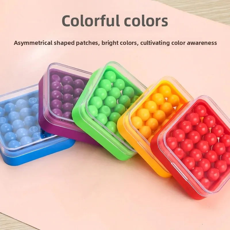 ألعاب الهرم الذكية متعددة الاستخدامات الخرز السحري المنطقي التفكير تدريب الأطفال الهدايا التعليمية حل المشكلات الإبداعية #4