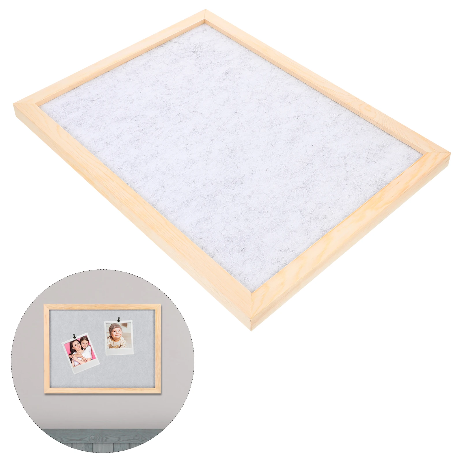 

Message Board Cork Colors Kids Pink Felt Memo Photo Display Hexagon Home Decorate Baby