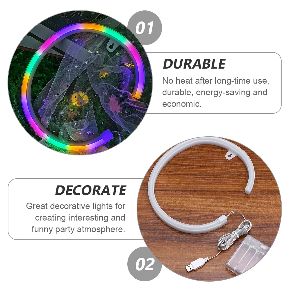 

English Alphabet Neon LED Lamp Night Light for Kids Room Wall Table Decor Soft Glowing Indoor Atmosphere Light with USB and