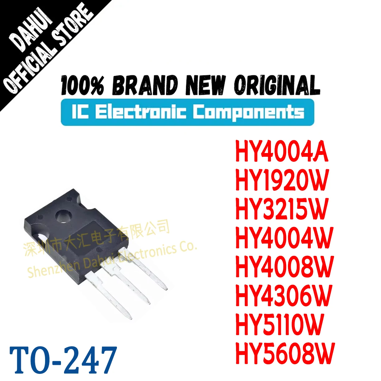 Quality Brand New HY4004A HY1920W HY3215W HY4004W HY4008W HY4306W HY5110W HY5608W IC Chip MOSFET TO-247 JP(Origin)