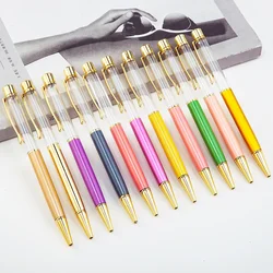 20pcs Diamond Air Pipe Pen Manufacturer Wholesale Spot Crystal Oil Pen Accessories DIY Top Air Pipe Ball Pen with Drill