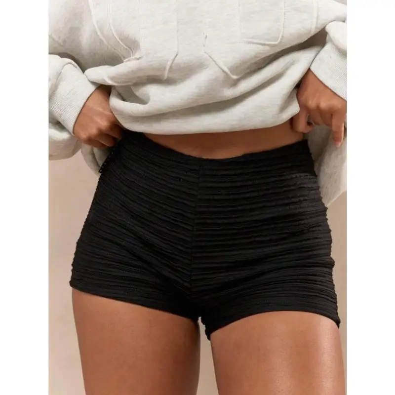 

Облегающие трикотажные брюки с текстурой в рубчик, трансграничные новые брюки Sle Ciwalk, винтажные девятисекционные брюки из полиэфирного волокна