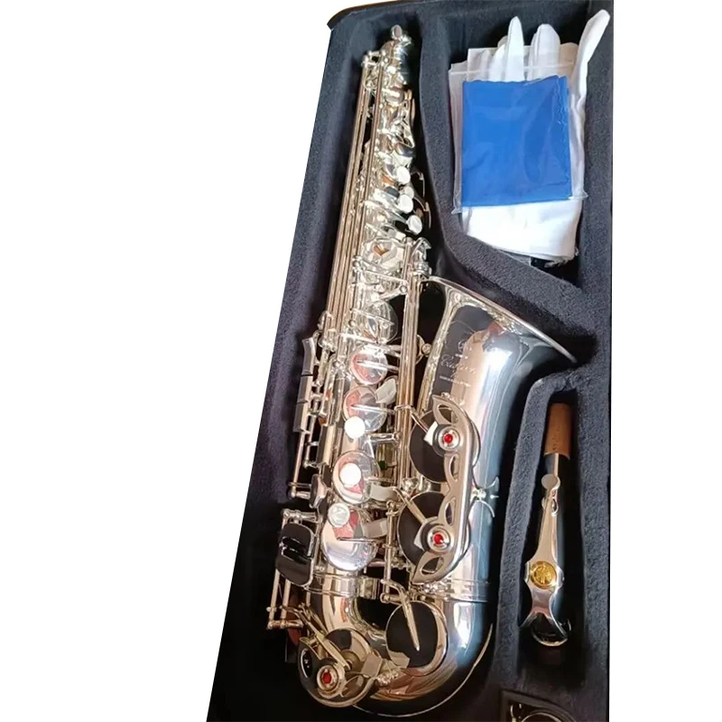 

Silver Alto saxophone YAS -82Z Japan Brand Woodwind Sax E-Flat Super Musical instrument With professional Shipment Sax Mouthpiec