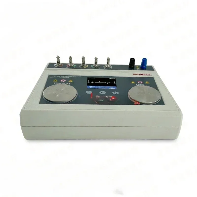 Multi-Mode AED Defibrillator Cardiac Analyser with ECG Function Portable Automated External Defibrillation Testing Machine