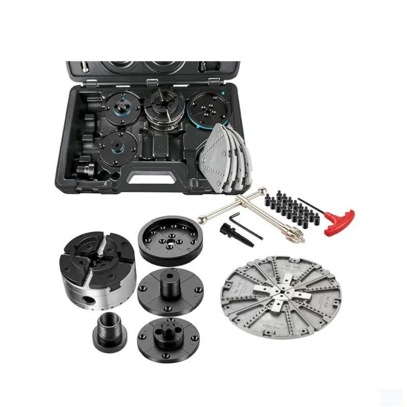 3.75 Bevel Gear 5 Piece Kit 4 Jaw Self Centering Wood Lathe Chuck Fixing Tool For DIY Woodworking Lathe Machining Operation