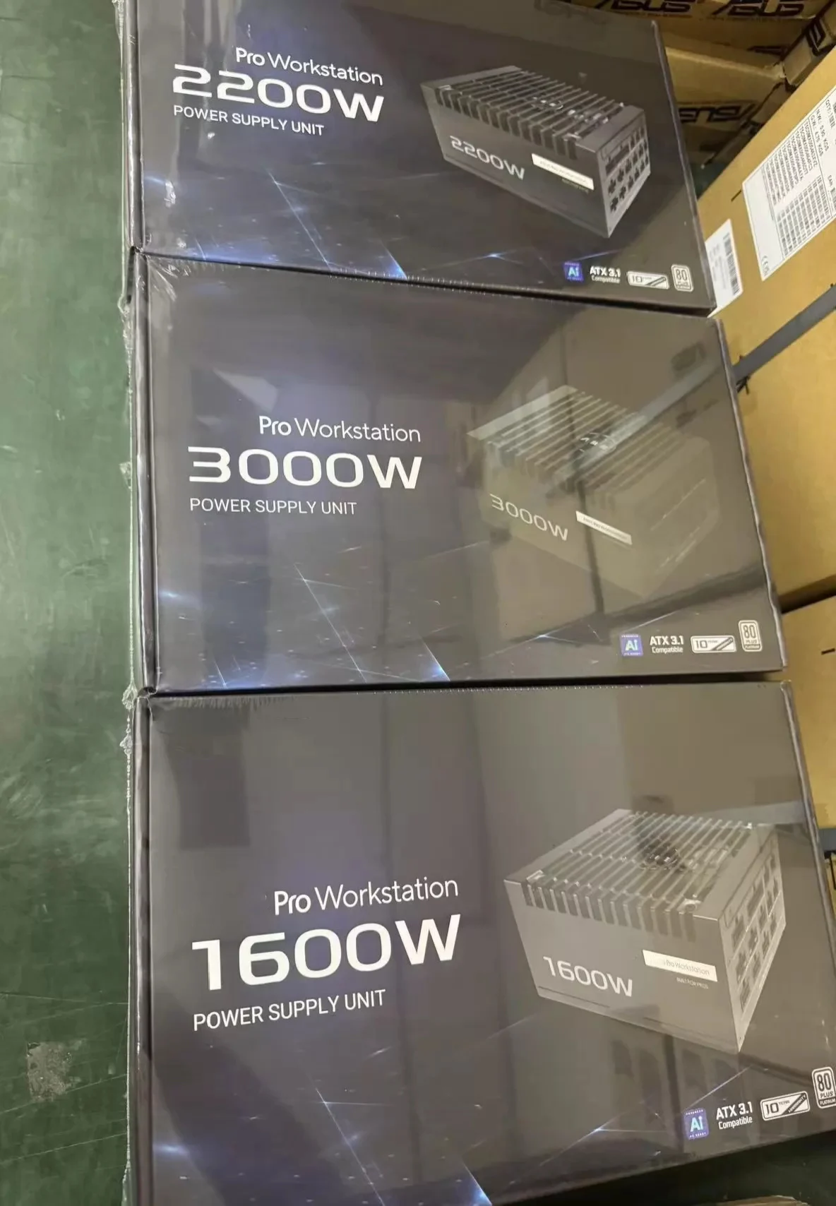 Pro WS 1600W Platinum Pro WS 2200W Platinum Pro WS 3000W Platinum Pro workstation power