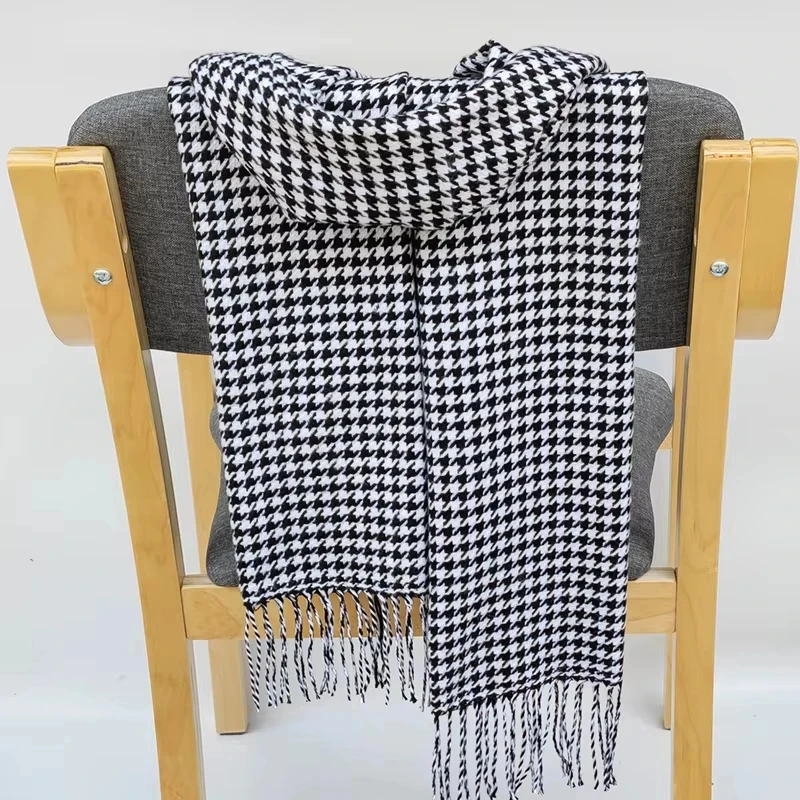 New Winter Unisex Scarf Plaid Stripe Shawl Male Casual Business Brand Designer Official Muffler Scarves Women\'s Thermal Shawl