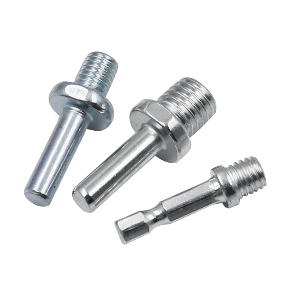 Mão elétrica broca polidor adaptador, polimento roda, rebarbadora, conectando conversão haste, disco de corte, 1pc