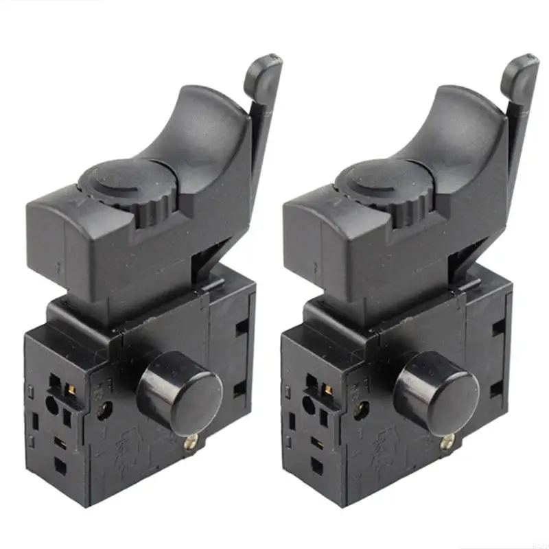 B46D 2 Pack FA2-6/1BEK Trigger Power Tool Electric Hand Drill Speed Control Push Button Replacement Par