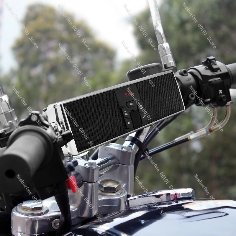 Motorcycle audio subwoofer MP3 Bluetooth electric vehicle waterproof riding audio