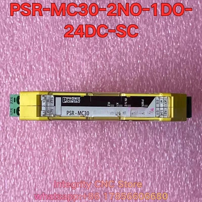 Second-hand PSR-MC30-2NO-1DO-24DC-SC module function test is normal 2700498