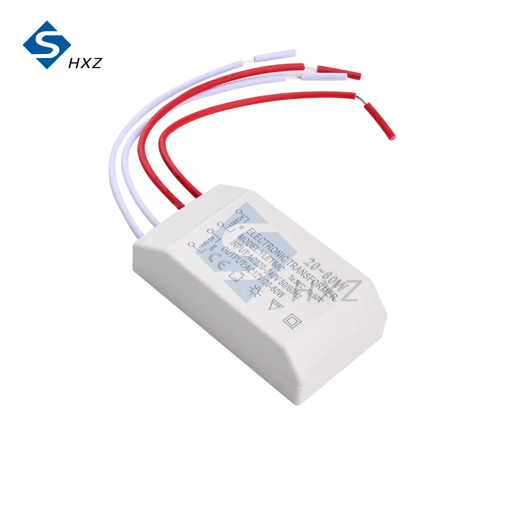 20W/20W-60W Halogen Light Driver Power Supply AC 220V to AC 12V Electronic Transformer Voltage Converter LED Transformer