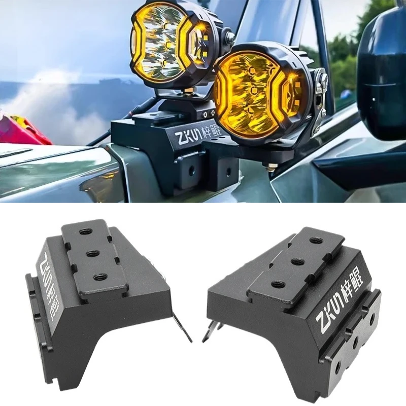 Car A-Pillar Dual Light Quick-Release Bracket Modified LED Spotlight Mounting Base Lamp Stand Accessory For MHERO II M-Hero M817