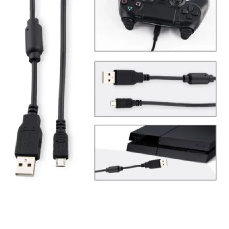 Charging Data Cable for PS4 Joystick Charger Cable for PS 4 Controller Game Accessories Type c cable gb Usb c cable Ipod charger