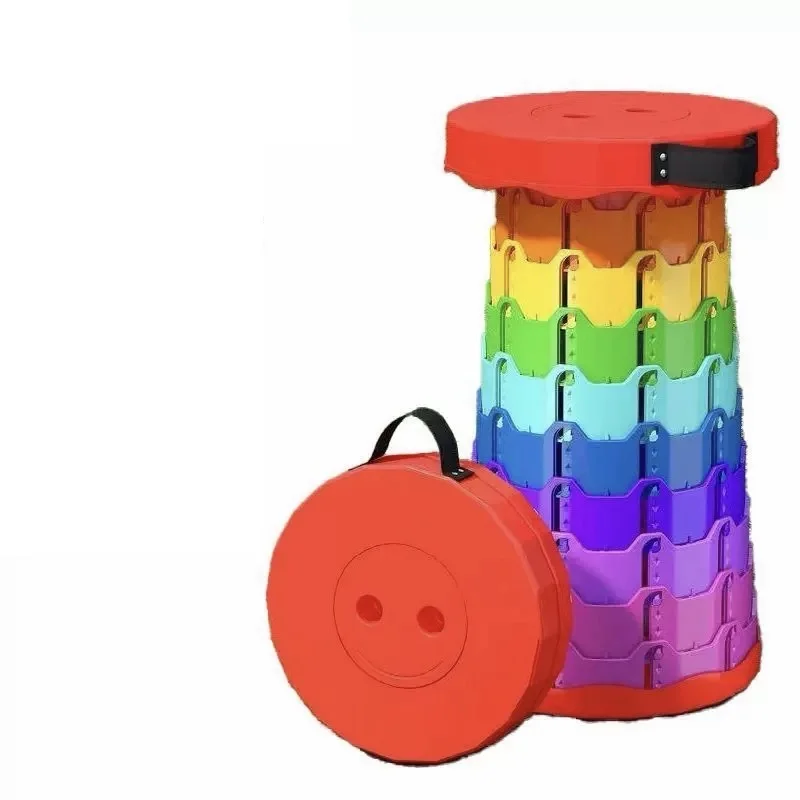Upgraded Portable Foldable Folding Stool Retractable Folding Camping Stool Suitable For Adults Outdoor Fishing Gardening view 5