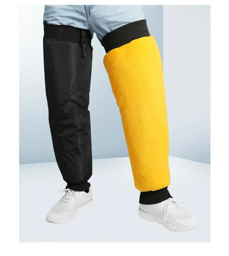 Electric Motorcycle Warm Knee Protection Riding Cold Wind Protection Knee Leg Zipper Leg Protection Artifact