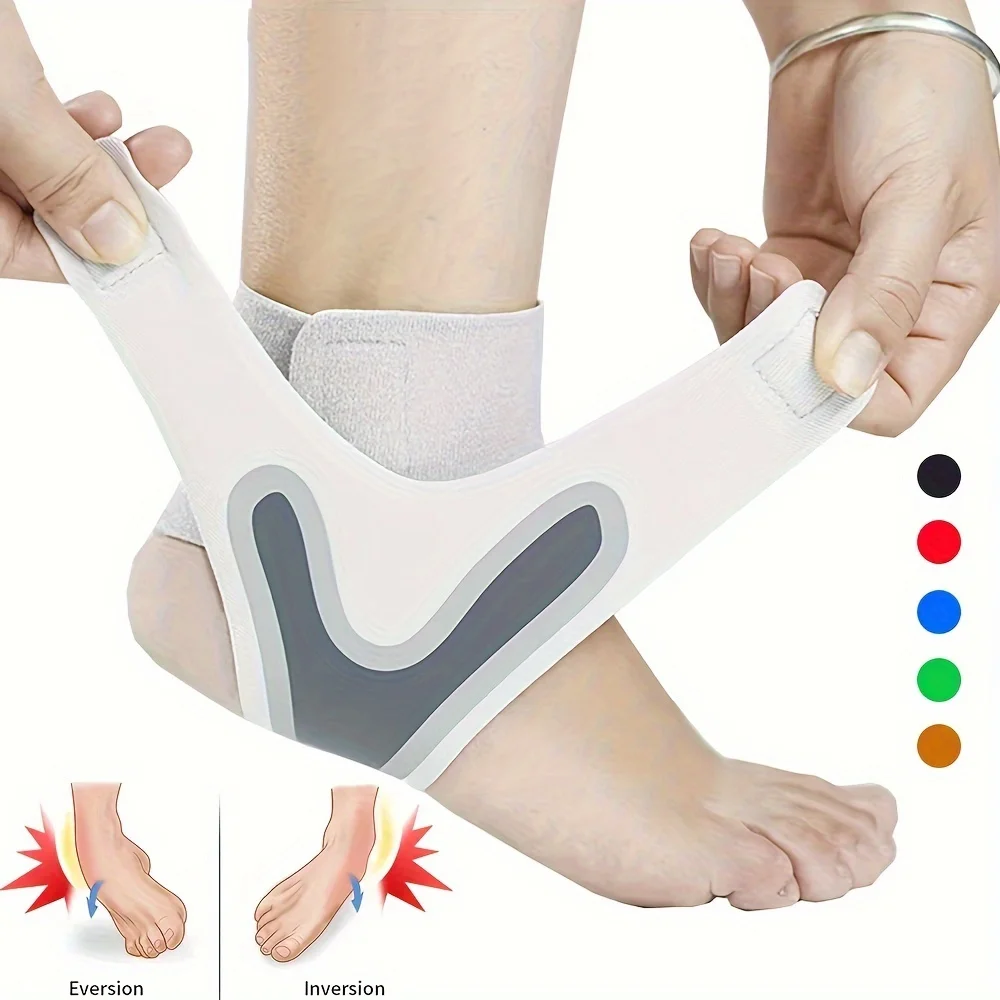 1 Piece Adjustable Compression Sleeve Elastic Ankle Foot Anti-Sprain Support Heel Protection Strap