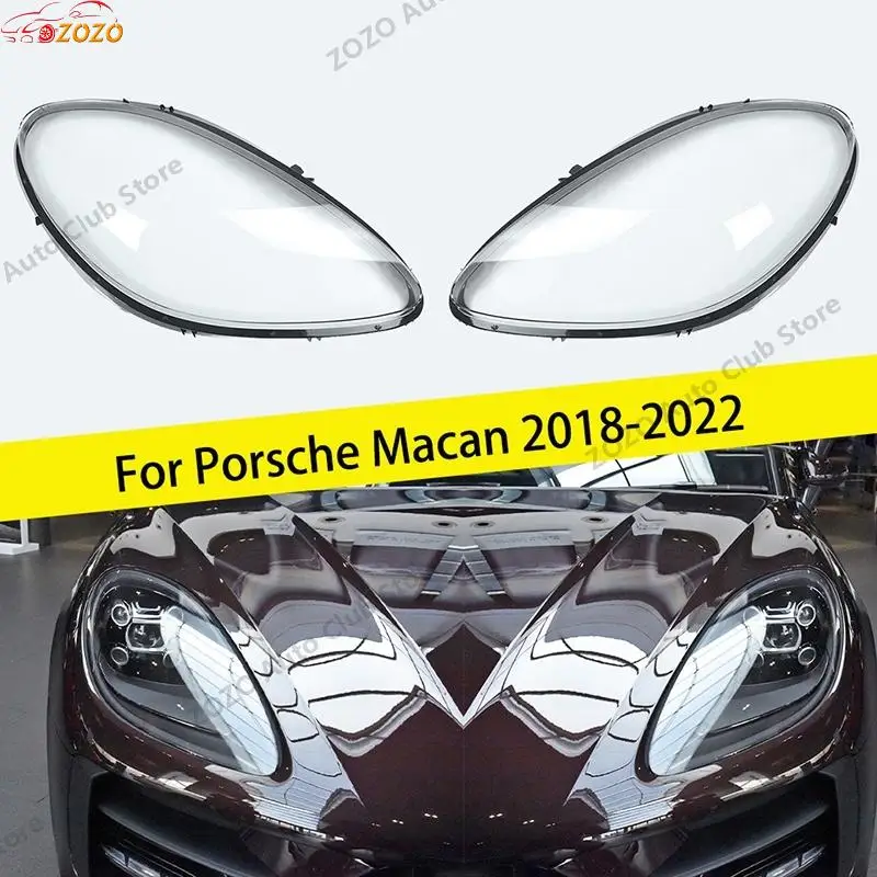 

Для Porsche Macan 2018 2019 2020 2021 2022 крышка автомобильной фары автозапчасти аксессуары крышка фар автомобиля абажур