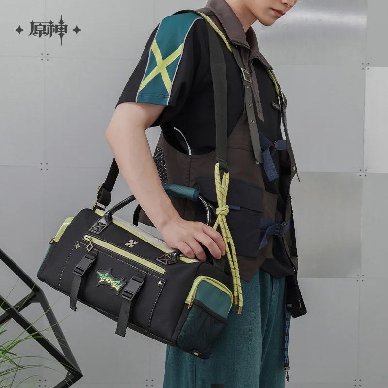 

Kinich Shoulder Bag MiHoYo Official Genshin Impact Kinich Impression Sports Travel Bag Unisex Handbag Cosplay Gift