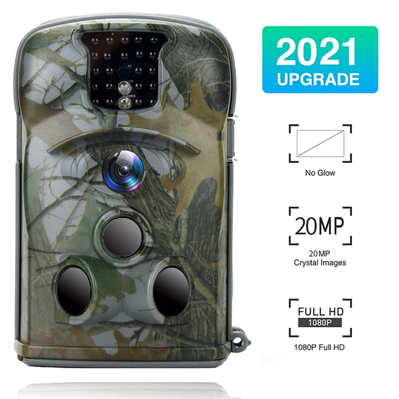 Outdoor 20MP 1080P HD Hunting Camera Night Vision Photo Video Surveillance Wildlife Trail Camera IP66 Waterproof Photo Traps