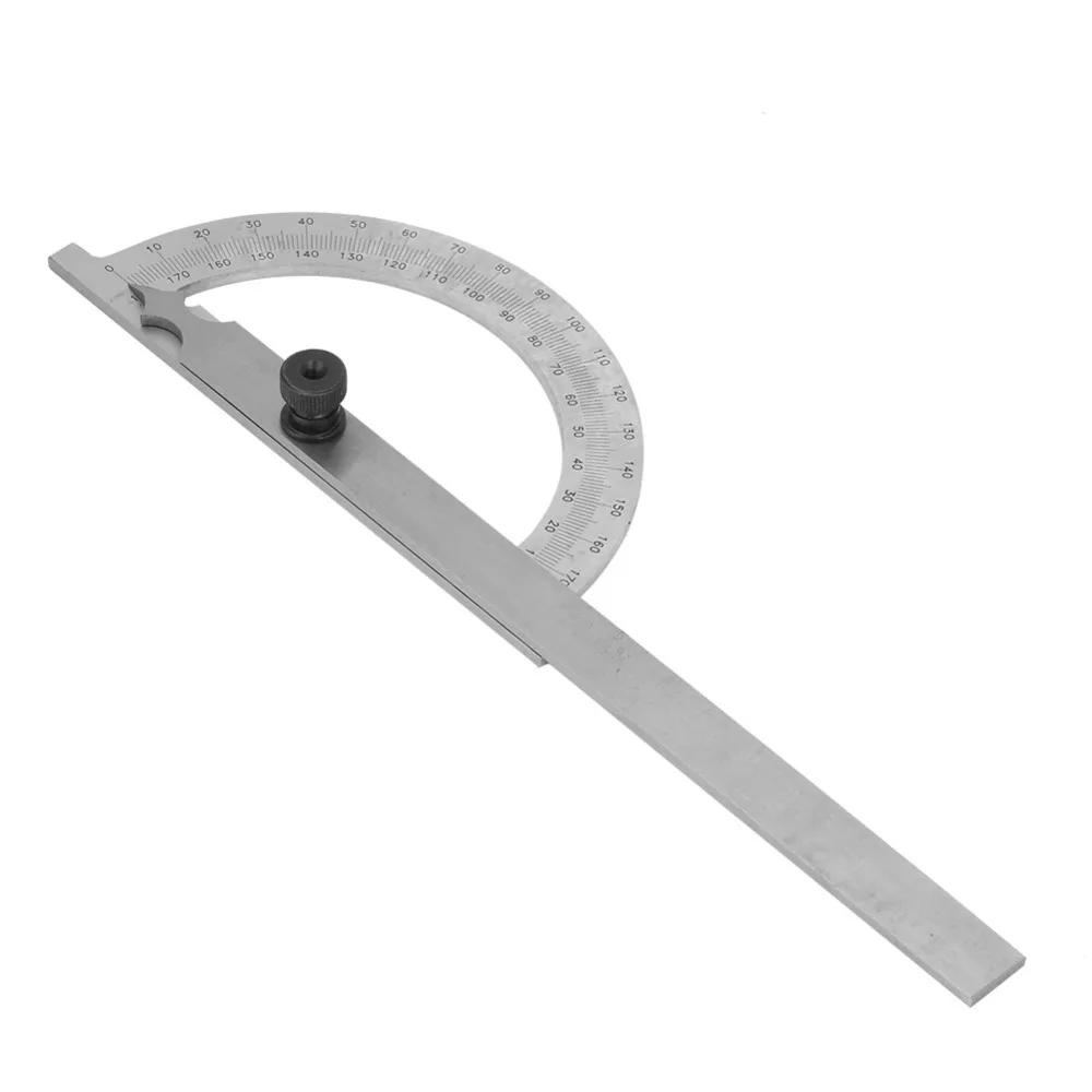 Rotary 80*120mm Rotary Angle Finder 0-180° Silver Measuring Ruler Stainless Steel Stainless Steel Protractor Measurement