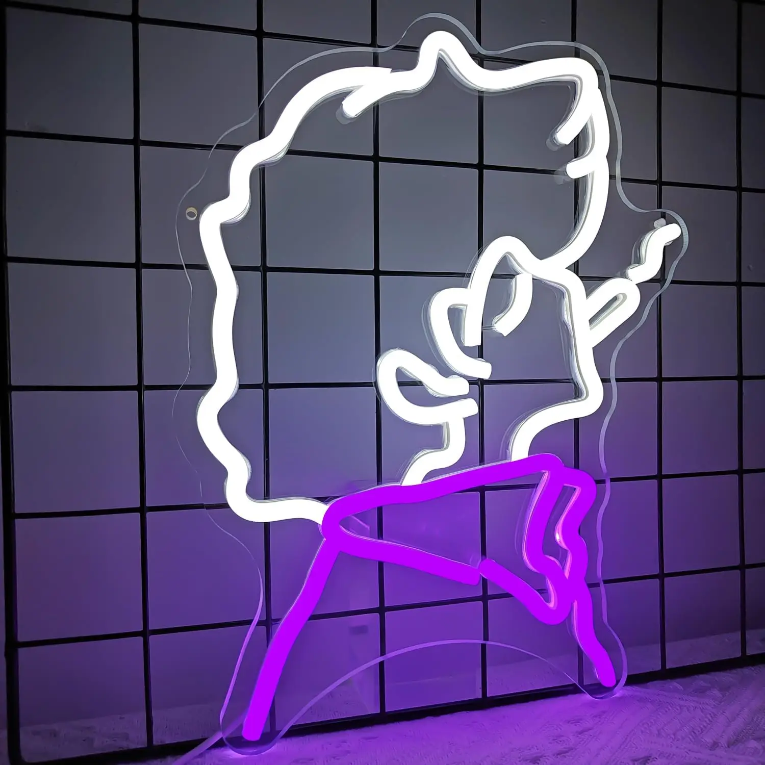 Anime Cowboy Neon Sign USB Dimmable Japanese LED Neon light Sign for Bedroom Gamer Room Man Cave Home Bar Party Decoration Gift