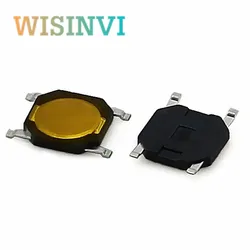 100 Pcs/lot Membrane Switch 4x4x 0.8MM 4X4X0.8mm Tactile Push Button Switch Tact 4 Pin 4*4*0.8mm Switch Micro Switch SMD